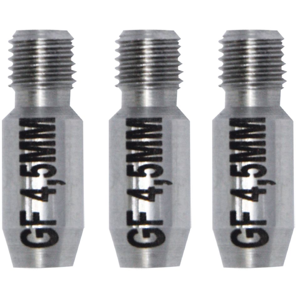 Runpotec 20322 RVS Eindhuls-set RTG6 t.b.v. Ø 4,5mm Glasvezel Trekveer (3 stuks)