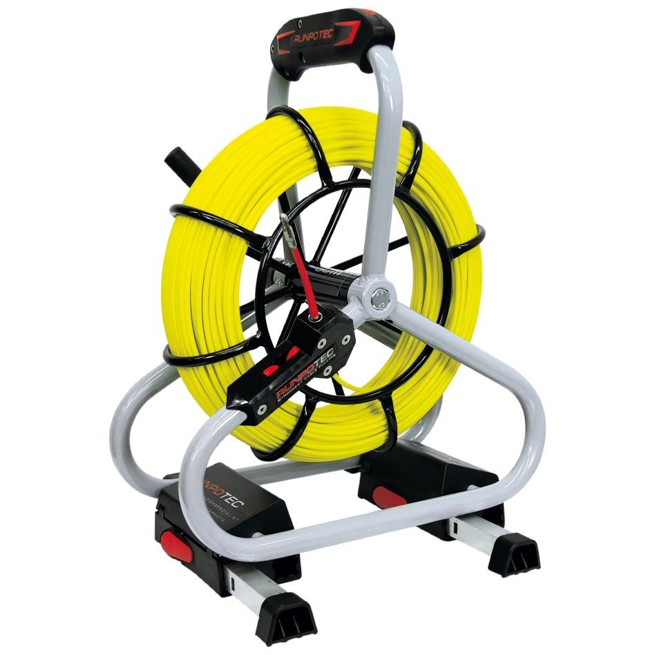 Runpotec 10057 Profi-set Glasvezel Trekveer Ø 4,5mm RTG6 50m incl. Haspel