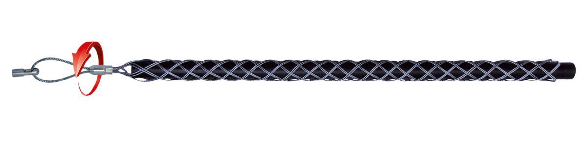 Runpotec 20269 RVS Kabeltrekkous met RTG6 schroefdraad en trekoog 25-31mm
