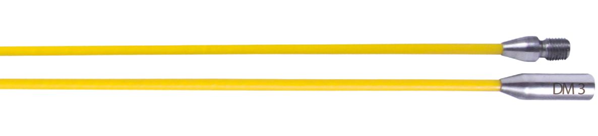 Runpotec 20457 Doorvoerstokken geel 3mm  2 x 0.5m