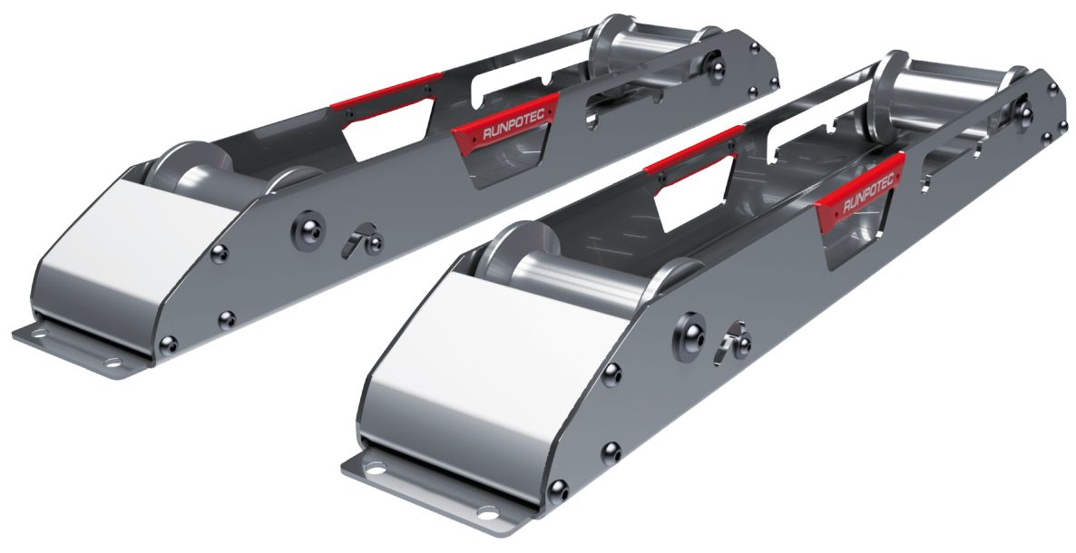 Runpotec 10142 Kabelafroller Rails AS 900 2 stuks