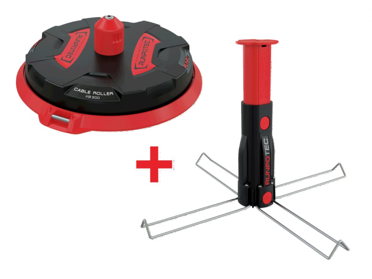Runpotec 10174 Kabelafroller X Board XB300 met Centreerdoorn