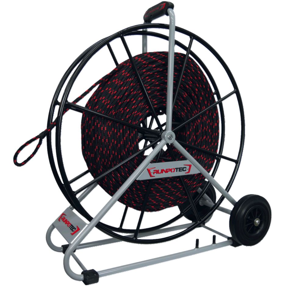 Runpotec 10168 Polyester Touw Ø10mm 200m incl. Haspel