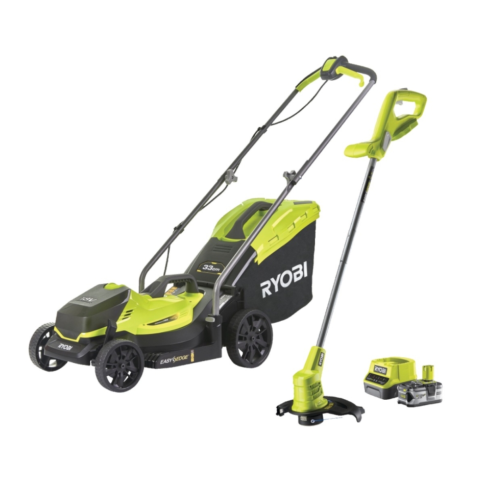Ryobi 5133004451 RLM1833BLT1825M Comboset 18 Volt 4.0 Ah Li-ion