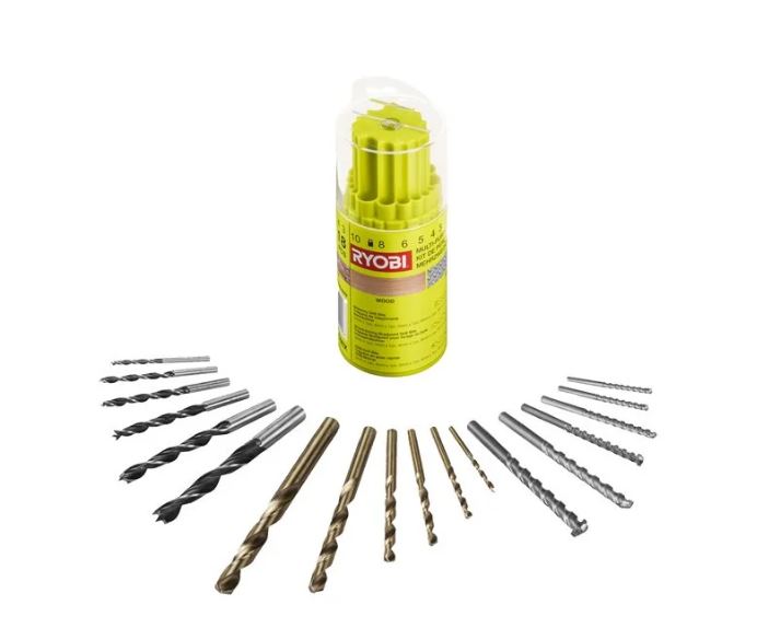 Ryobi Accessoires 5132004669 RAK18DMIX 18-delig multifunctionele boor-en schroefbit set