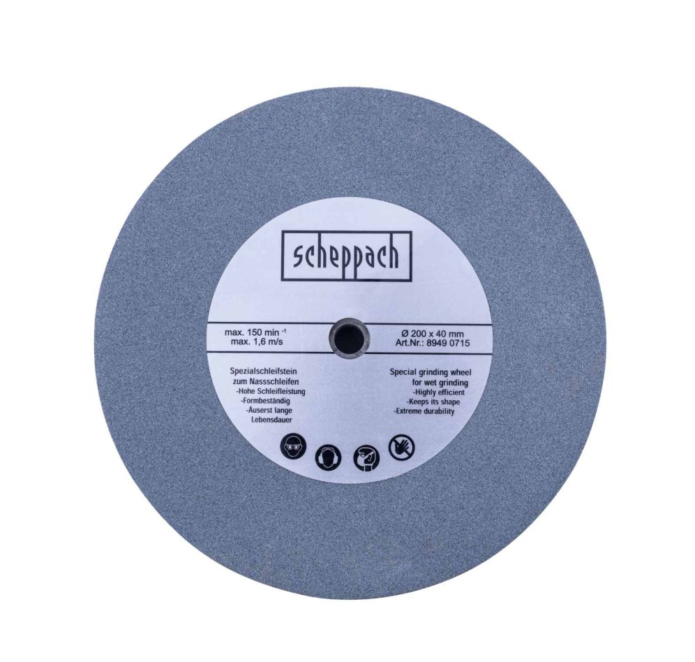 Scheppach 89490715 Natte Slijpsteen 200 mm K220