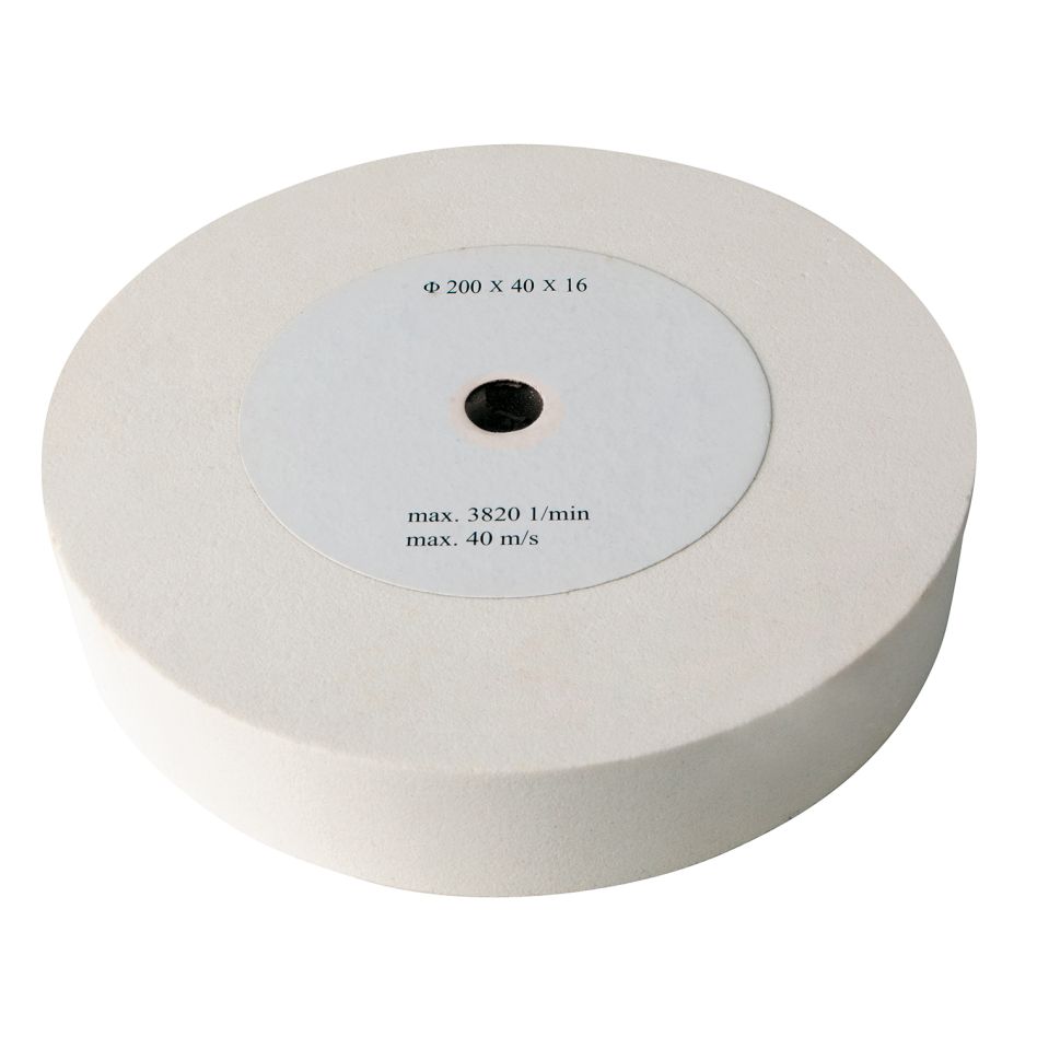 Scheppach 88002593 Slijpschijf 200 x 40 mm K100 wit