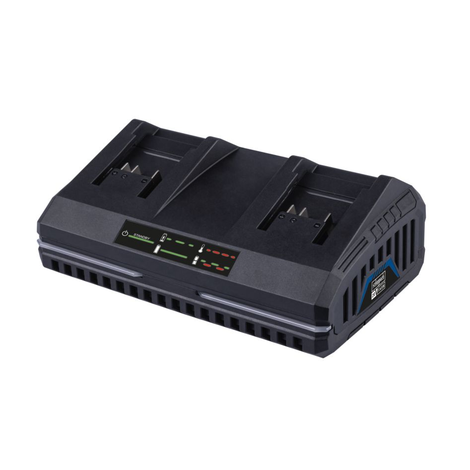 Scheppach 7909201713 Dubbele acculader 4.5A SDBC4.5A