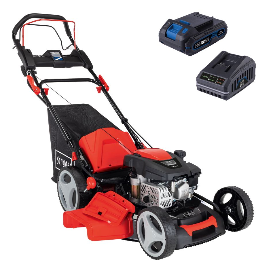 Scheppach 5911247905 Hybride benzine grasmaaier MS173-51E 173cc 3kW (met accu)