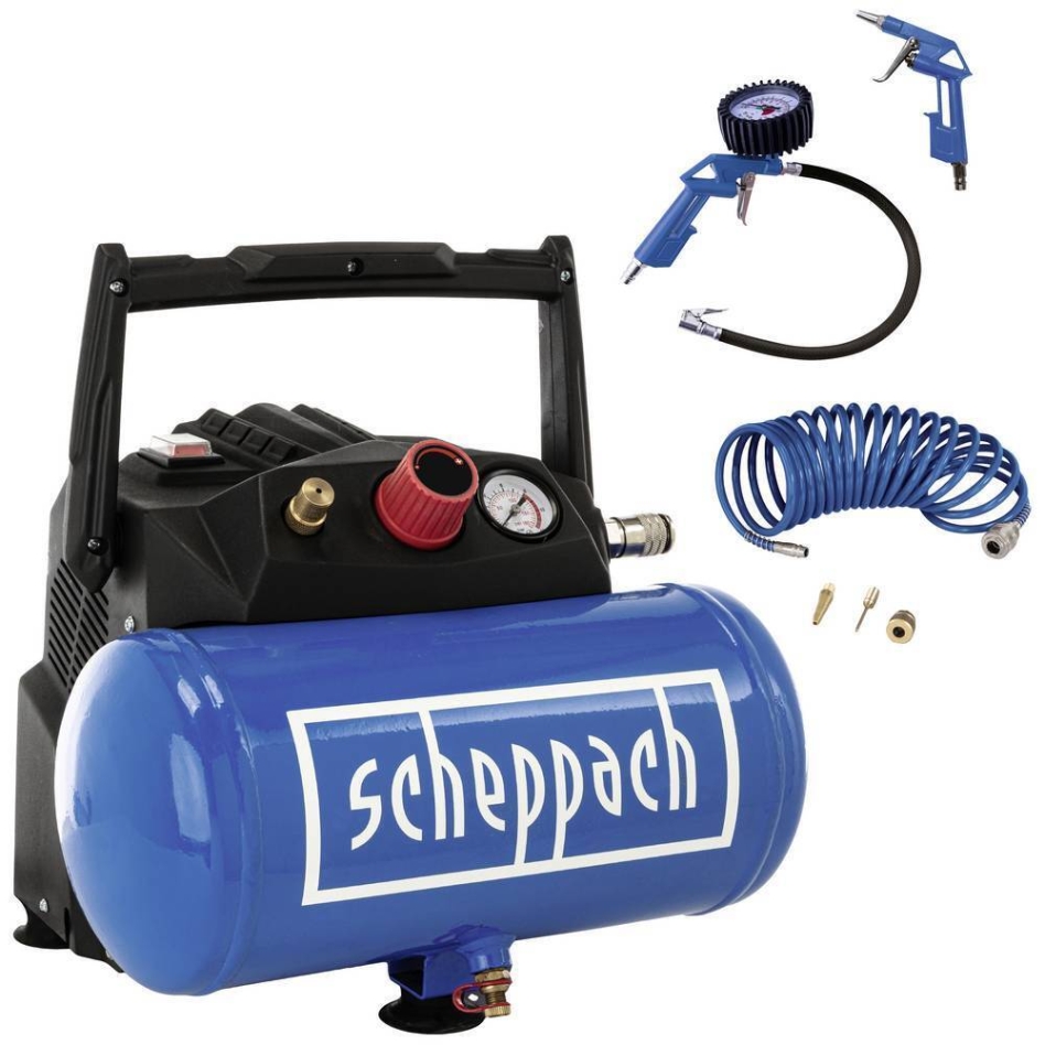 Scheppach 5906153901 HC06 Compressor + Accessoires