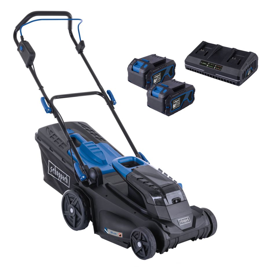Scheppach 5911414400 Accu Grasmaaierset 2x20V BC-MP380-X