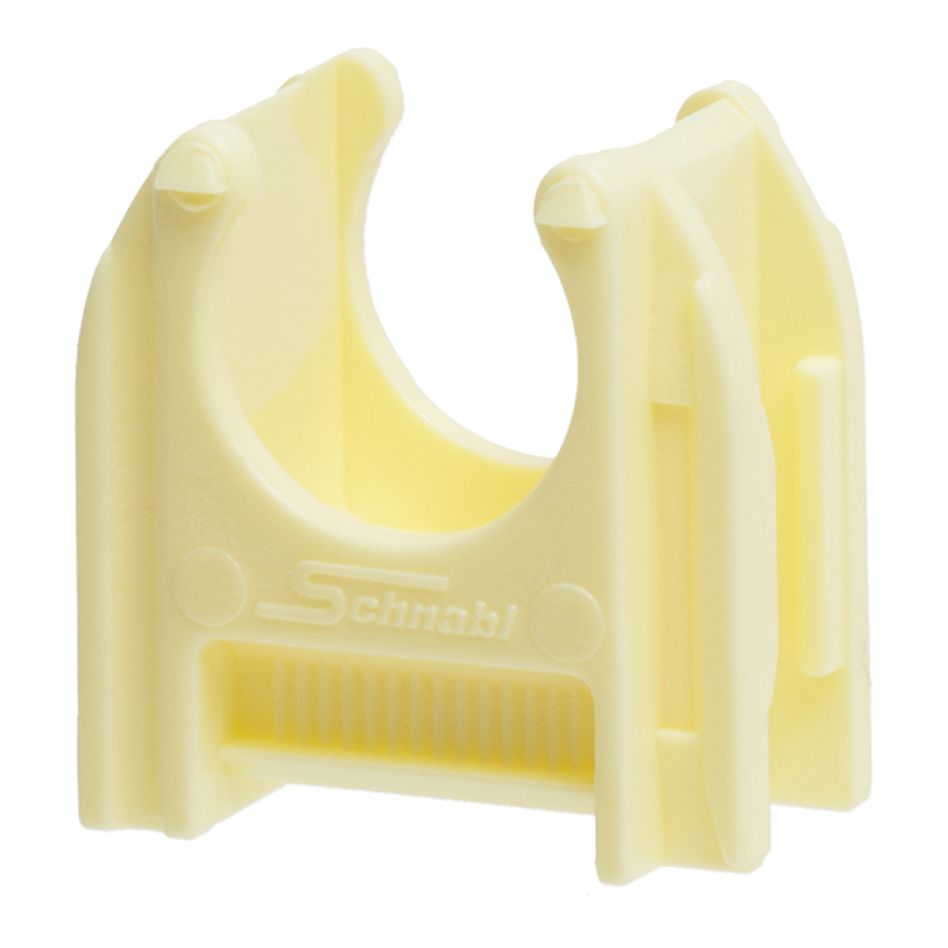 Schnabl 2300916-K Euro-clip kunststof buisklem dia. 5/8 15-16mm crème 50 stuks