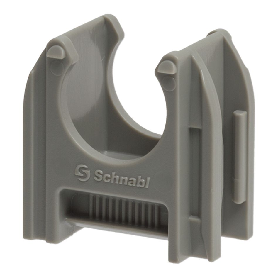 Schnabl 230816 Kunststof buisklem halogeenvrij diameter 5/8 inch/15-16mm donkergrijs 200st