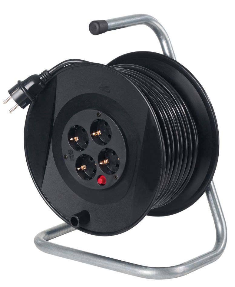 Schwabe 11104 Kabelhaspel 230V/16A IP20 Vinyl H05VV-F 3G1,5 25m