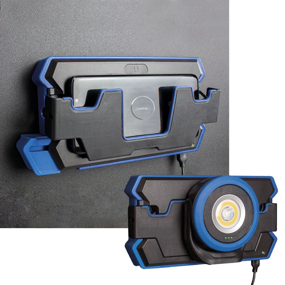 Schwabe 42830 INDU 1 Inductie Laadstation 10W + Accu LED Schijnwerper