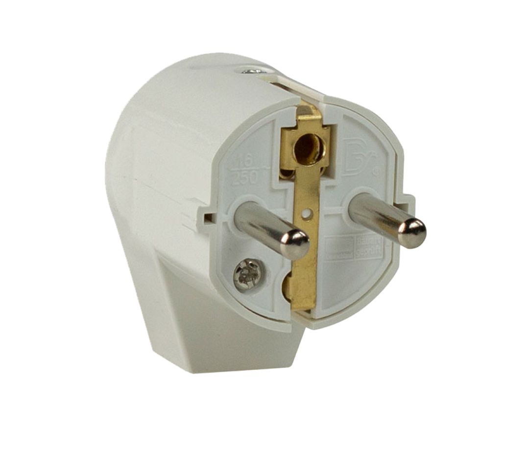 Schwabe 45041 Haakse Stekker 230V/16A IP20 Wit