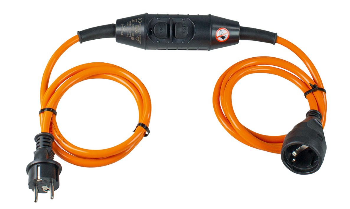 Schwabe 45458 Verlengkabel PUR PRCD-S 230V/16A IP44 H07BQ-F 3G2,5 3m