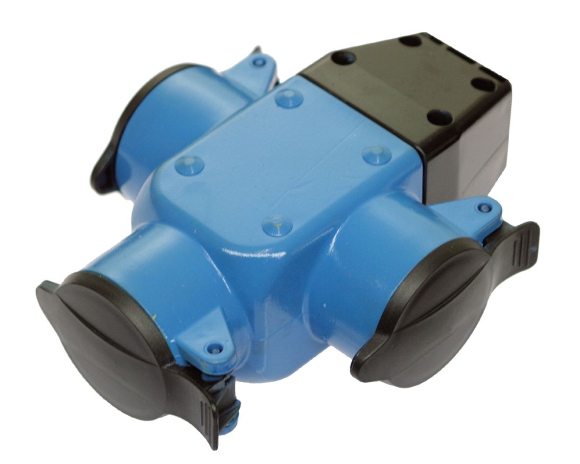 Schwabe 60057 Verdeeldoos 230V/16A IP44 3-voudig zonder verlengkabel