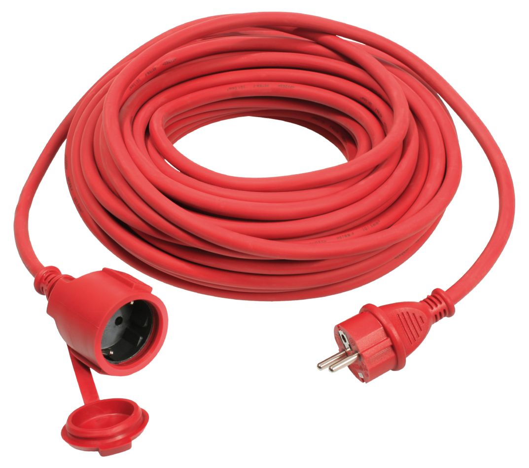 Schwabe 60272 Verlengkabel Neopreen 230V/16A IP44 H07RN-F 3G1,5 rood 5m