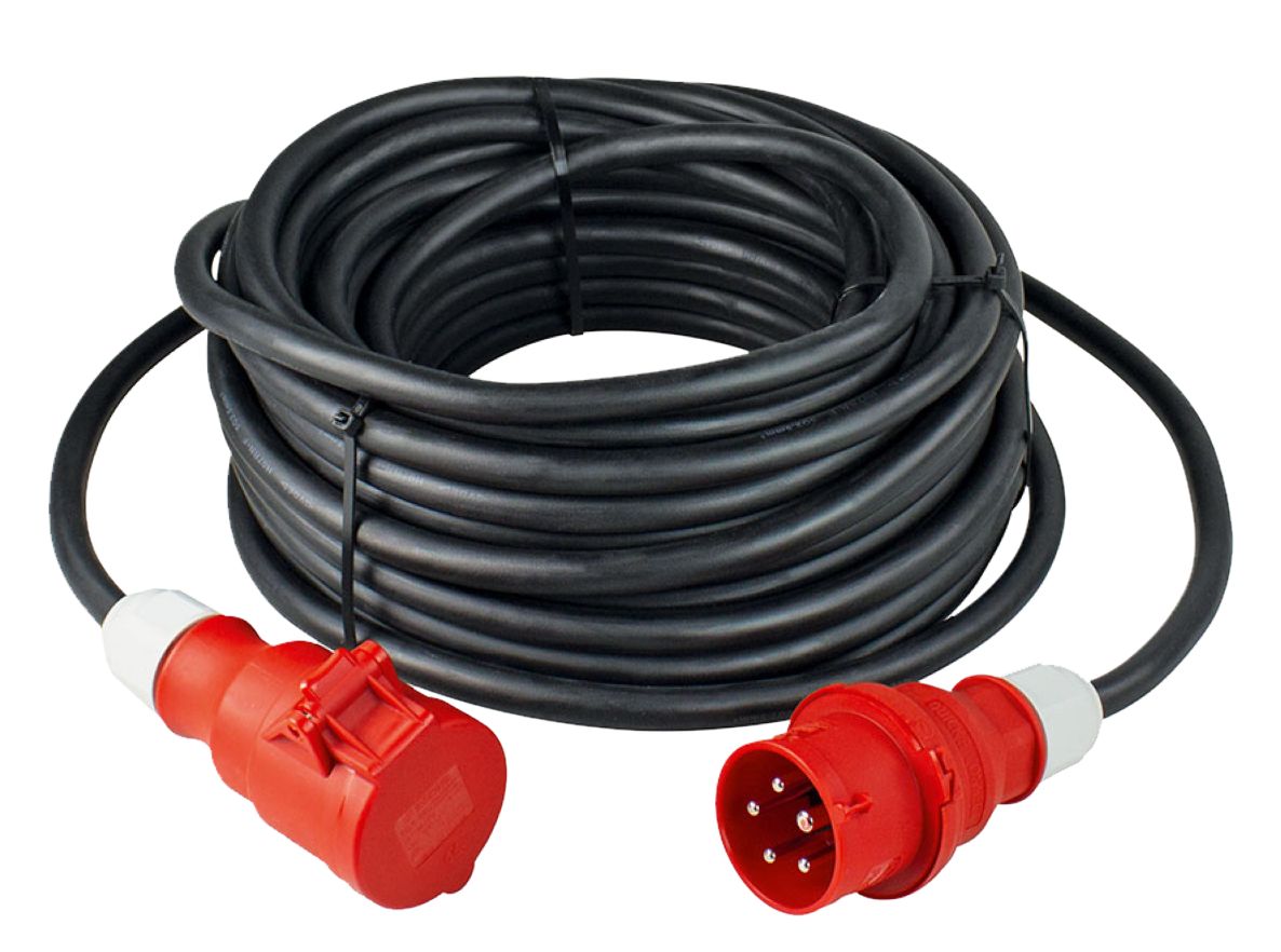 Schwabe 60368 CEE Verlengkabel Neopreen 400V/16A IP44 H07RN-F 5G1,5 25m