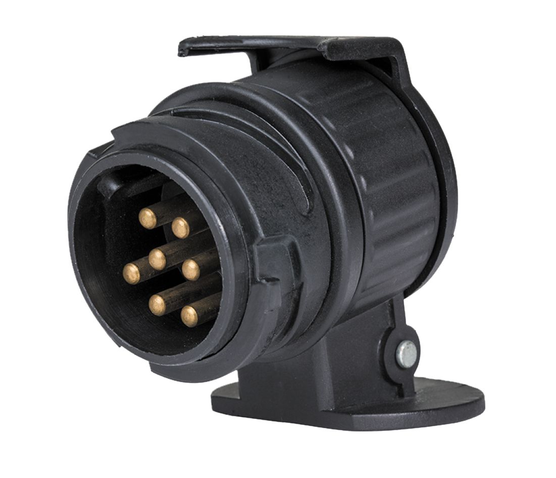 Schwabe 60439 Camping Mini Verloopadapter van 13-polig naar 7-polig 12V IP44