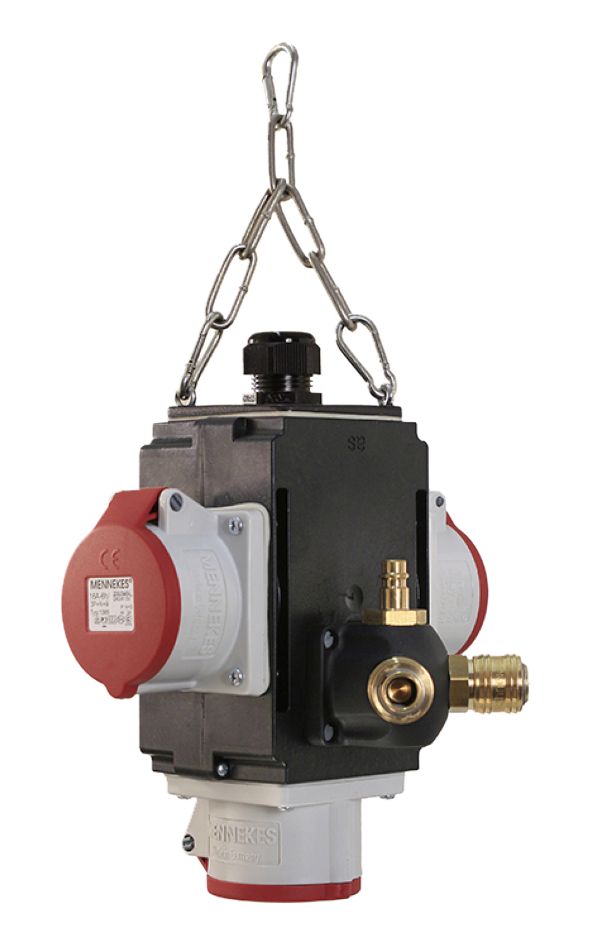 Schwabe 60753 MIXO Hangverdeler VII+ 2x CEE 400V/16A, 1x CEE 400V/32A 5-polig