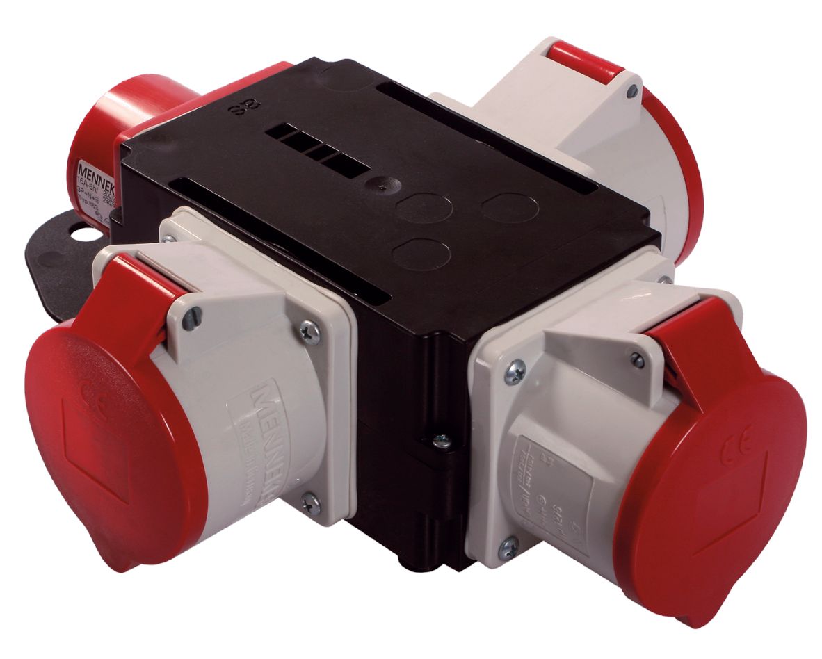 Schwabe 60832 CEE MIXO Adapter 400V/32A IP44 5-polig ELBE