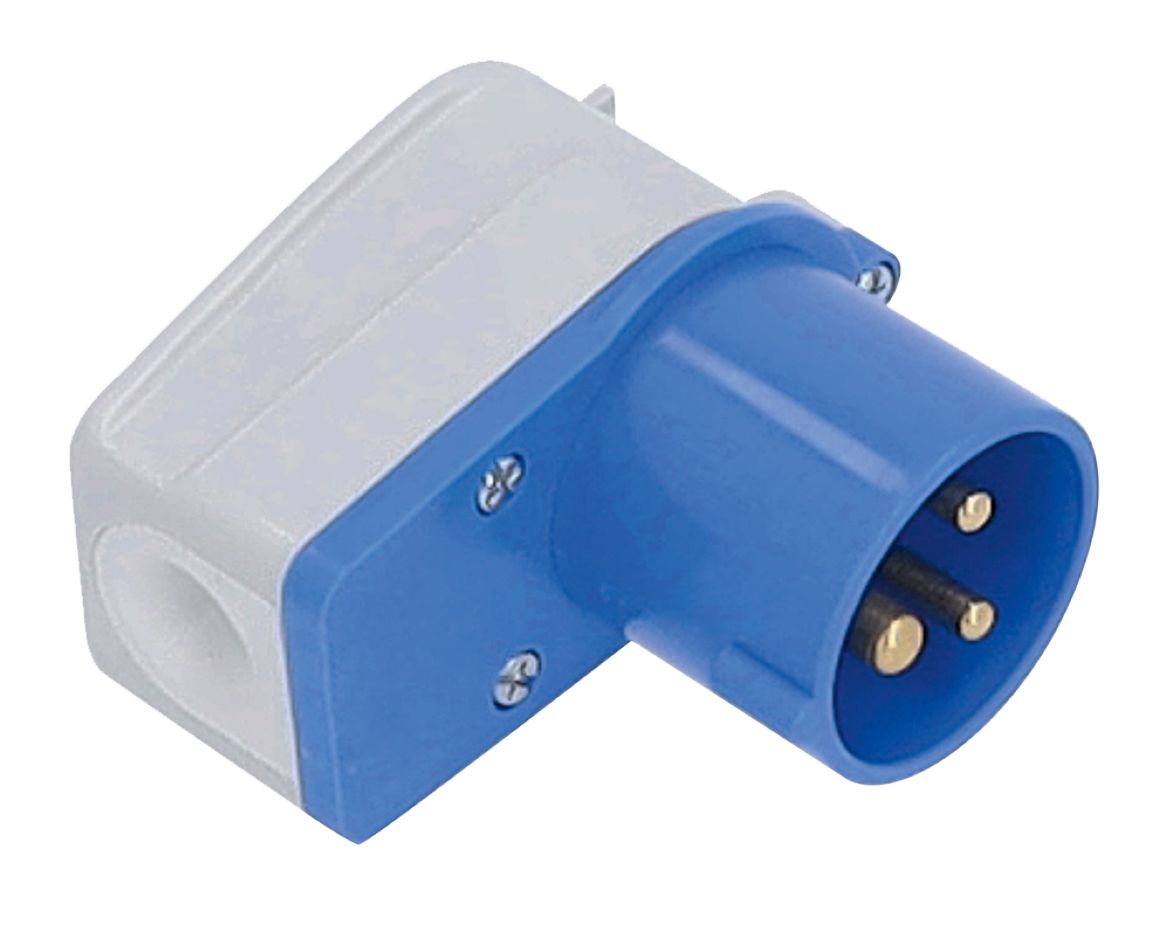 Schwabe 61481 Camping CEE Contactstop Haaks 230V/16A IP44 3-polig