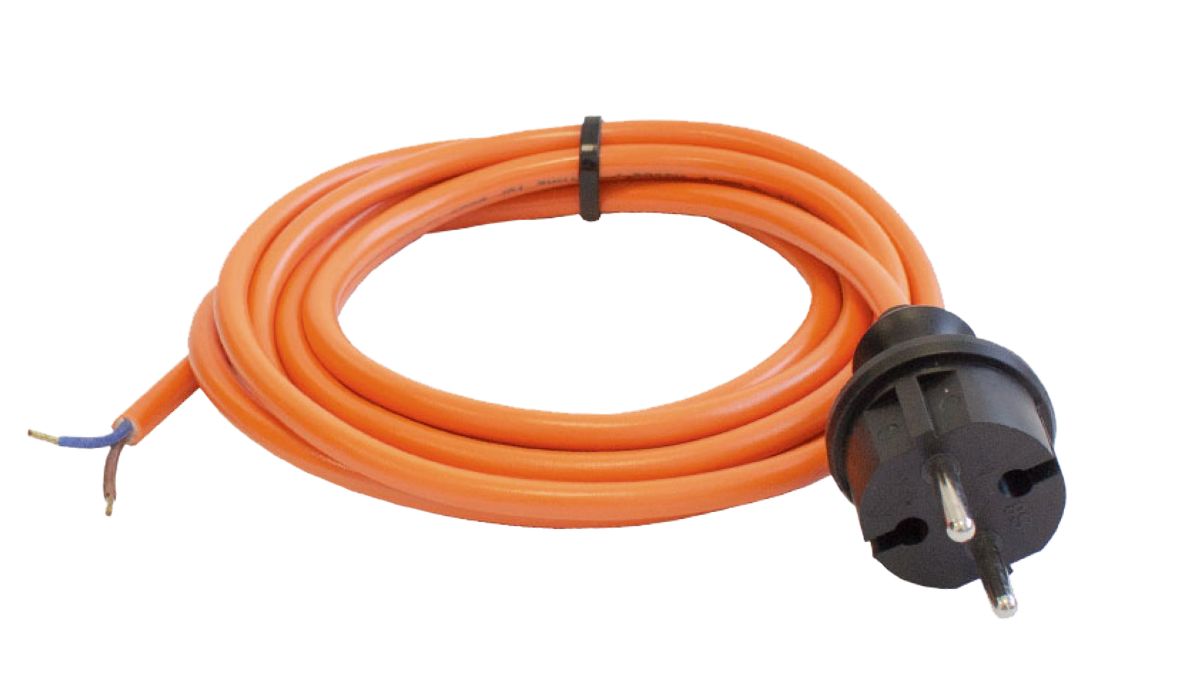 Schwabe 70909 Aansluitkabel PUR 230V/16A IP44 H07BQ-F 3x1.5 oranje 3m