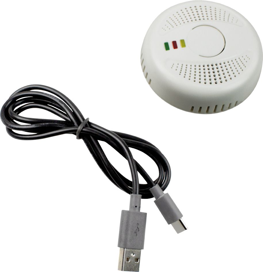 Schwabe 90418 Camping Gasmelder met USB-C aansluiting IP20
