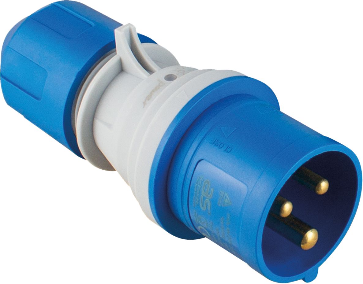 Schwabe 61486 Camping CEE Powerlight Contactstop 230V/16A IP44 3-polig