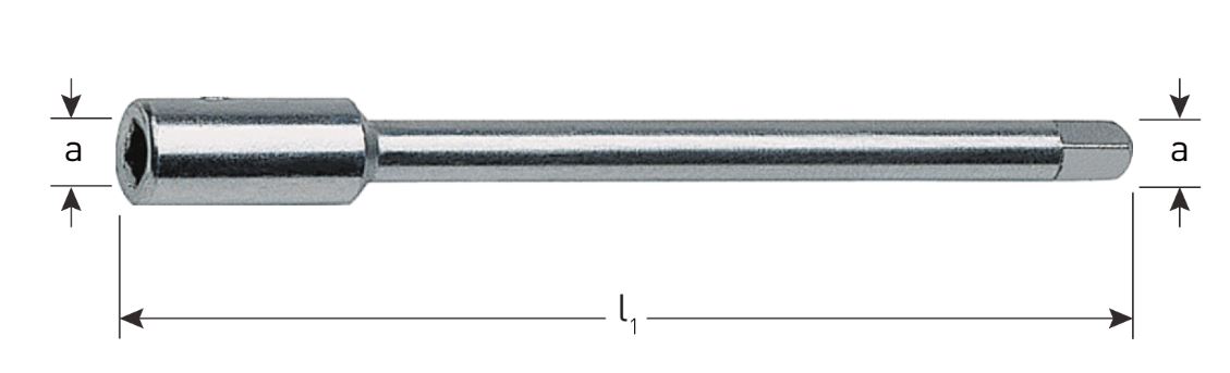Rotec 380.0030 Tapverlengstuk DIN 377 3,0x90 mm (M3,5)