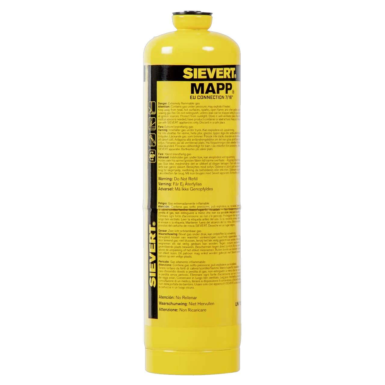 Sievert 222183 MAPP Pro Gaspatroon 400gr/650ml EU (7/16")