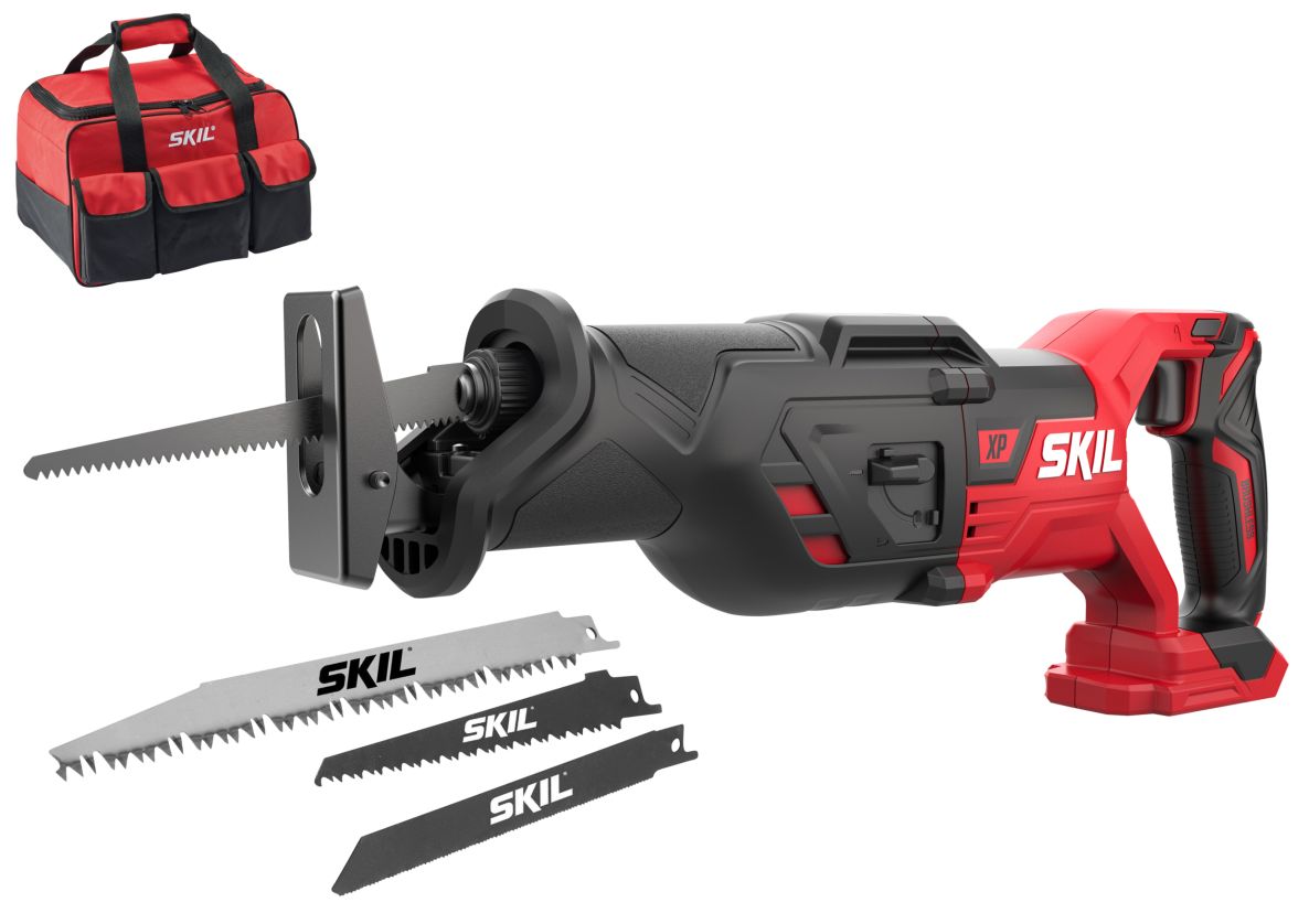 SKIL SW1E3480FA Reciprozaag pendel 20V brushless excl. accu's en lader in tas + 3 zaagbladen