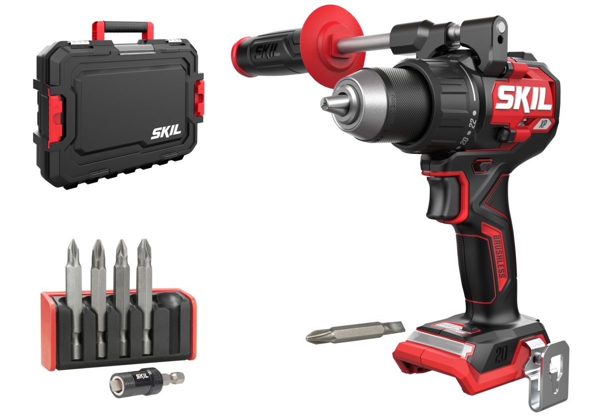 SKIL DD1E3080JA Accuboor 20V brushless 130Nm excl. accu's en lader in koffer