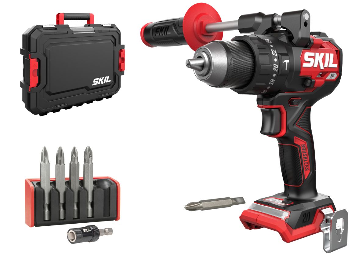 SKIL CD1E3085JA Accuklopboor 20V brushless 130Nm excl. accu's en lader in koffer