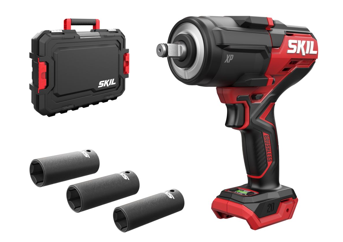 SKIL SD1E3285JA Slagmoersleutel 1/2” 20V Compact brushless 700Nm excl. accu’s en lader in koffer