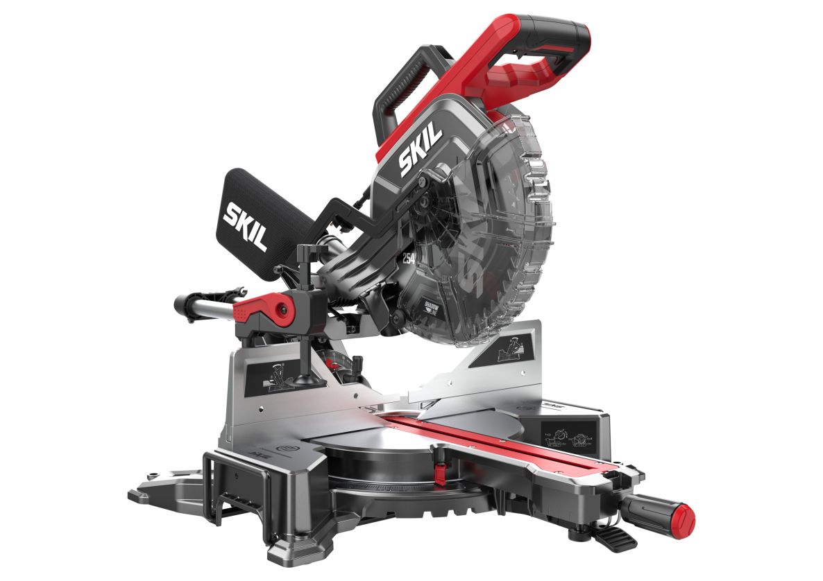 SKIL BT1E1321AA Afkortzaag met trekfunctie en “dual bevel” en shaduwlijn 254mm 2000W