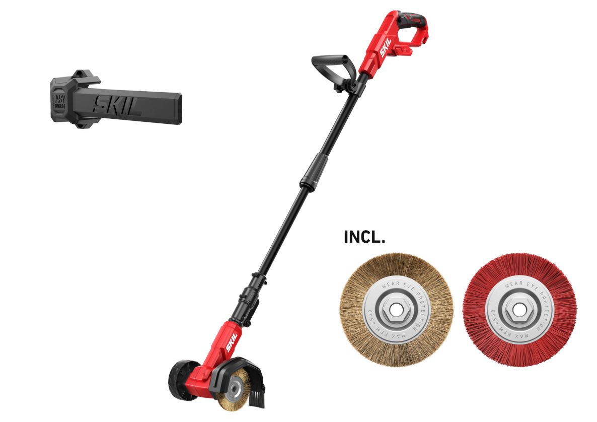 SKIL GV1E0661CA Accu voegenreiniger onkruidborstel 20V brushlesss excl. accu's en lader in doos