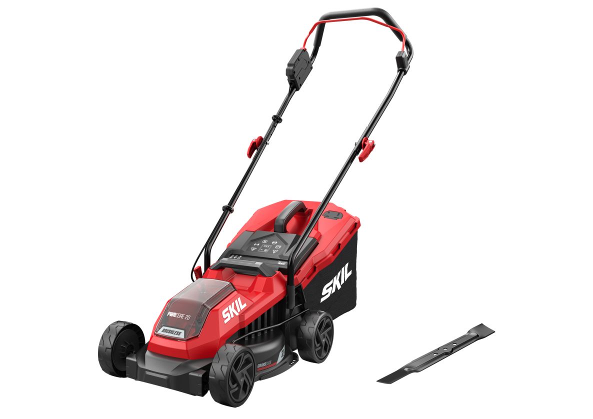 SKIL GM1E0125CA Accu Grasmaaier 32cm 20V brushless excl. accu's en lader in doos