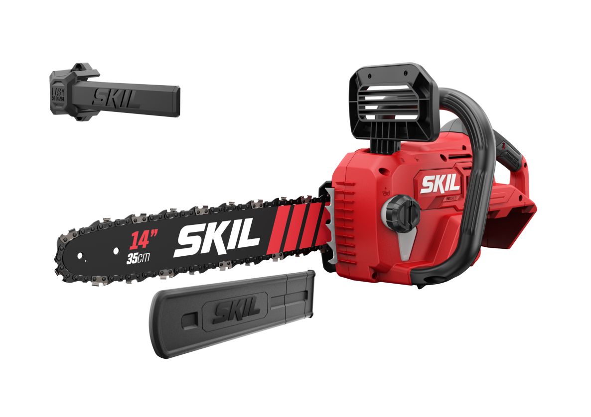 SKIL GS1E0541CA Accu Kettingzaag 35cm brushlesss 2x 20V excl. accu's en lader in doos