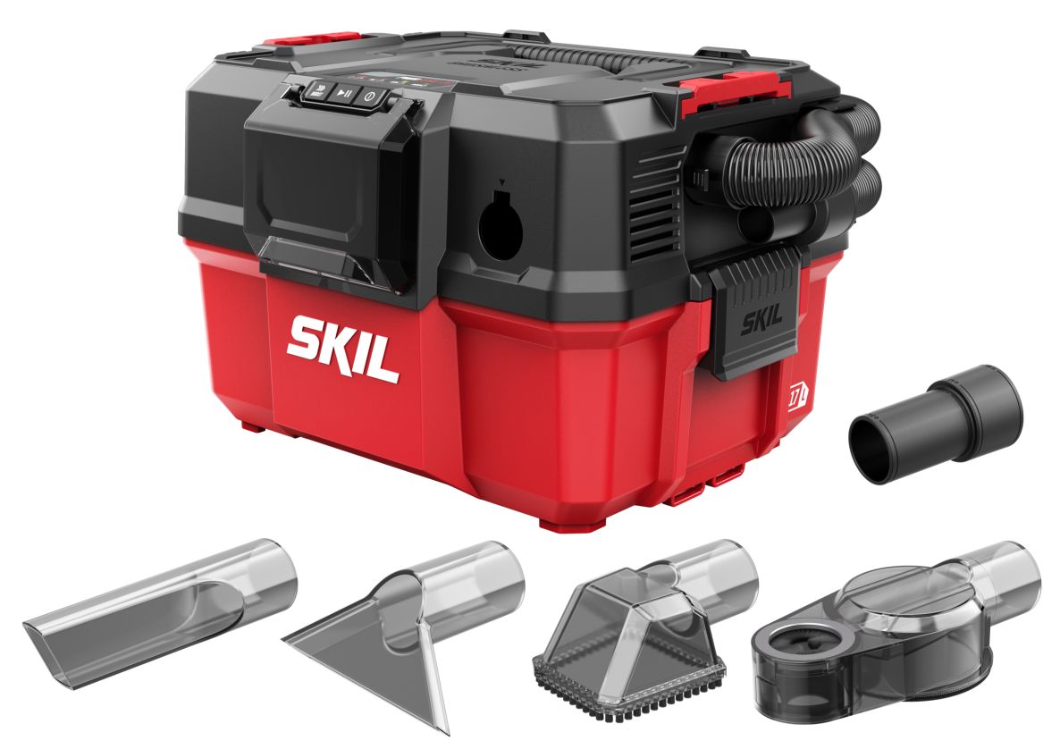 SKIL VA1E3168CA Accu Nat-droog stofzuiger 20V L-klasse brushlesss excl. accu's en lader in doos