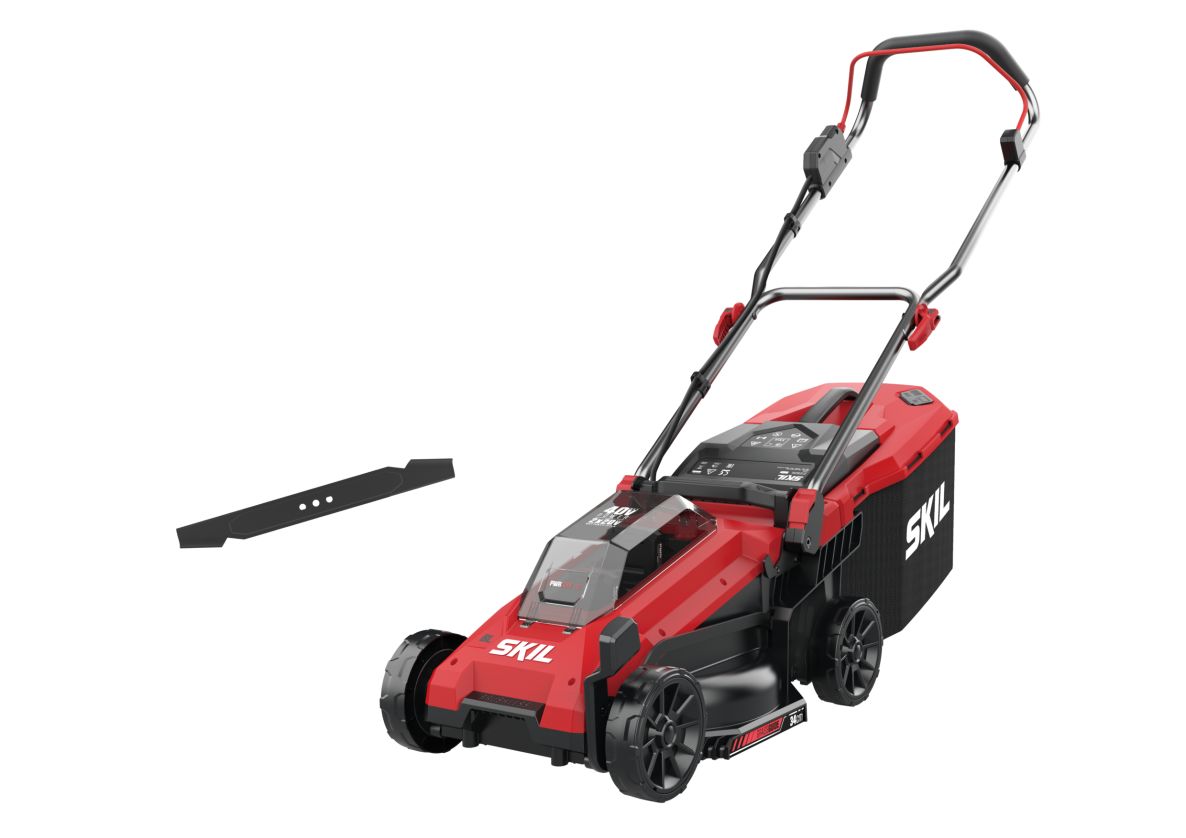 SKIL GM1E0130CA Accu grasmaaier 34cm 2x20V brushless excl. accu's en lader