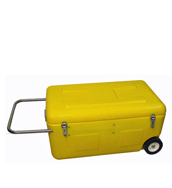 Little Jumbo 1823270 Slagvaste Toolbox verrijdbaar 2 wielen + hendel 180L