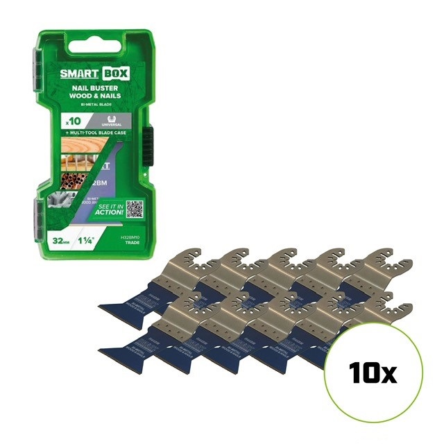 Smart Blades H44BM10 UN TRA 44x51mm BiM-blad h-s 10st