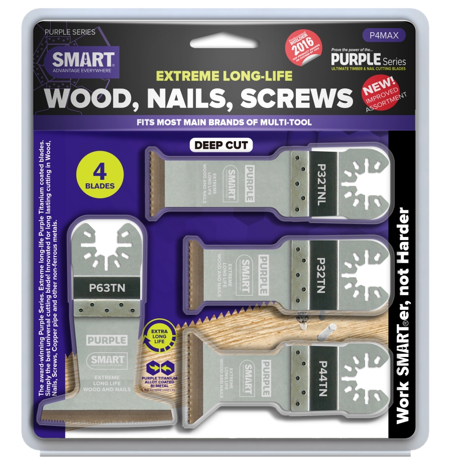 Smart Blades P4MAX UN PUR 4st blad assortiment