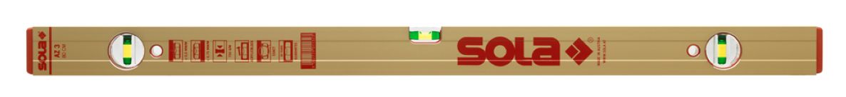 Sola 01169401 AZ3120 Alu blokwaterpas 120cm (3 libellen)