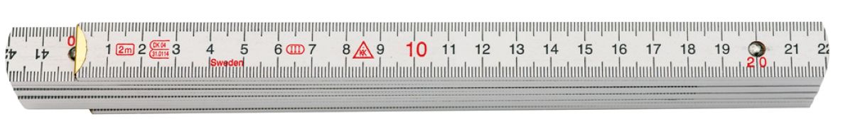 Sola 53060601 HB2/10 Vouwduimstok 2m