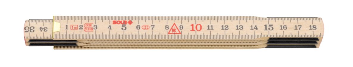 Sola 53011101 H1/6 Vouwduimstok 1m