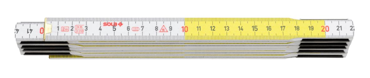 Sola 53021201 HF2/10 Vouwduimstok 2m